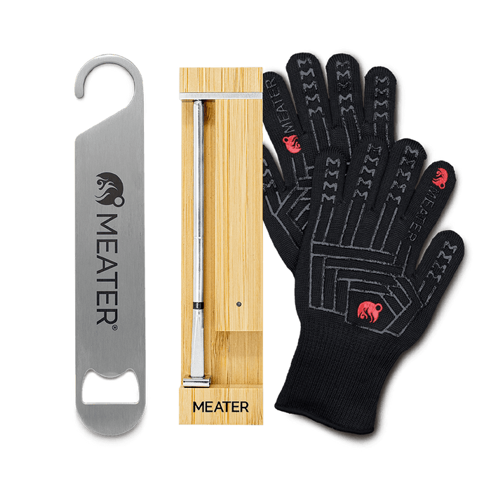 MEATER Pro / 2 Plus, Flaschenöffner und Grillhandschuhe