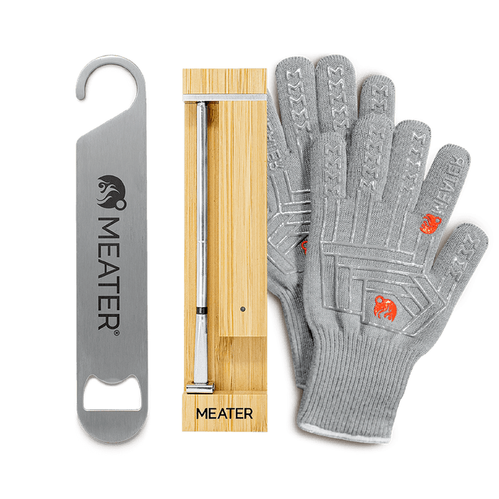 MEATER Pro / 2 Plus, Flaschenöffner und Grillhandschuhe